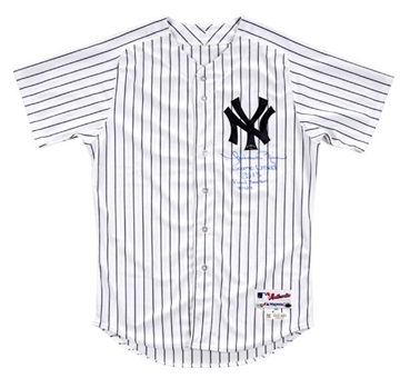 2013 Mariano Rivera Game Used and Signed  New York Yankees Home Jersey (Yankees-Steiner)